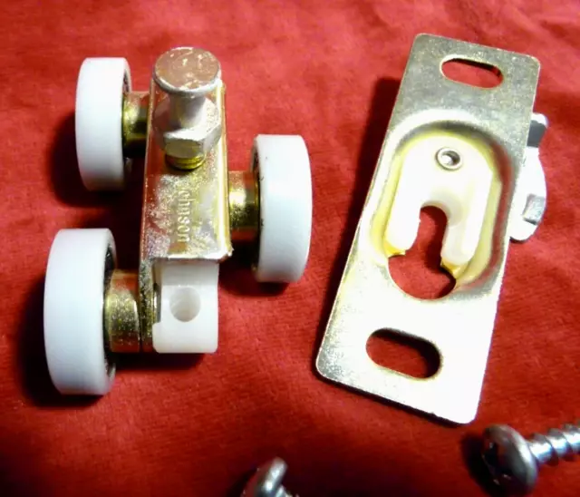 Rodamiento de bolas Johnson Hardware puerta corredera bolsillo puerta colgante placa 1125 1121