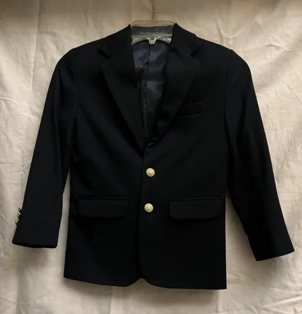 Boy's Dillards Class Club Navy Blue Blazer Sports Jacket - Worn 1x - Excellent! 2