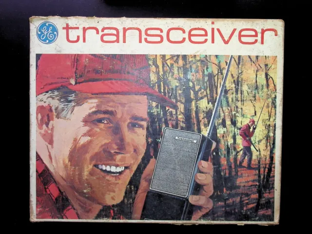 GE Transceiver Model Y7010 w/ Box 1966 General Electric Untested