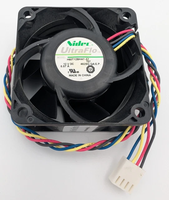 Ventilateur Nidec TA225DC 12V 0.17A 60x60x15mm - Neuf (éventuels Défauts Mineurs)