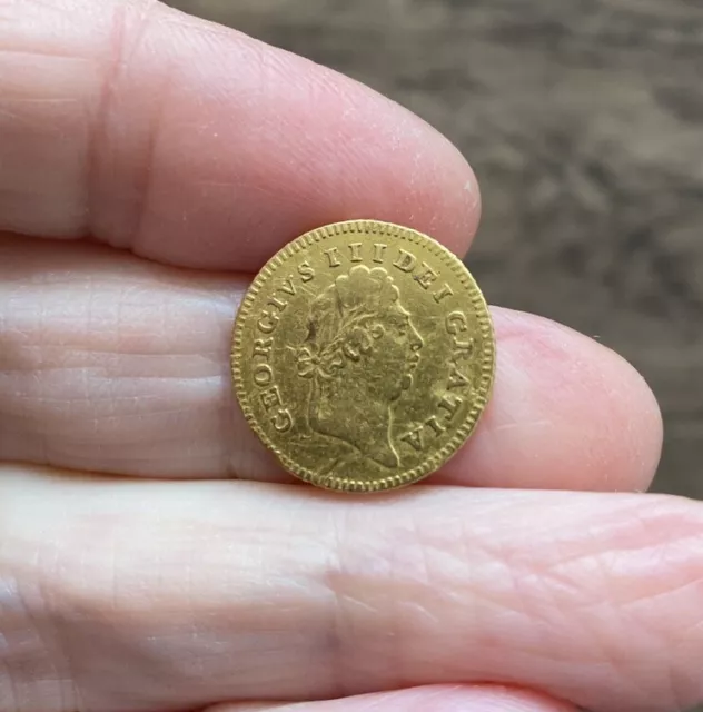 George Iii (1760-1820). Gold Third Guinea. Dated 1803.