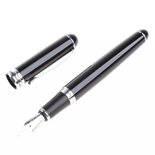 New Black Jinhao X750 Deluxe Medium Nib 18kgp Fountain Pen