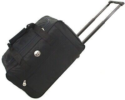 47cm Wheeled Cabin Holdall Trolley Luggage Suitcase Sports Weekend Carry On Bag