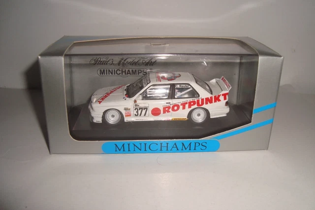 Minichamps BMW E30 M3 DTM #377 Christian Reuter / Bergcup 2003 1:43 RARE PROMO