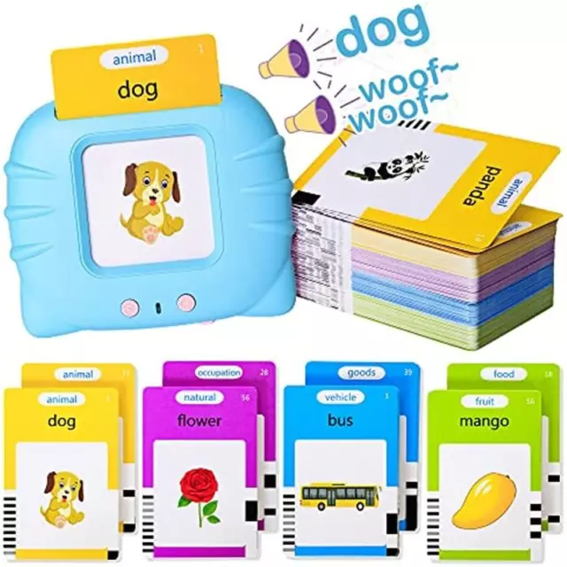 Talking Flash Cards Early Educational Toys Baby Preschool Learning Machine Gift