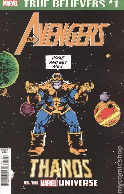 True Believers Avengers Thanos vs. The Marvel Universe #1 NM 2019 Stock Image
