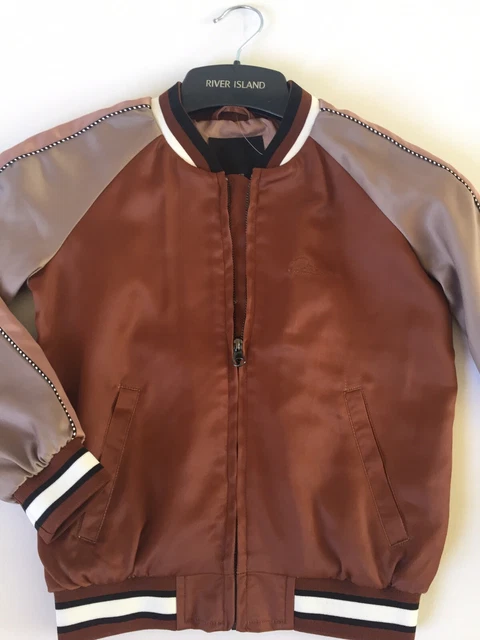 River Island Girls Baseball Bomber Jacket.  Age 7-8yrs. New RRP £30. 2