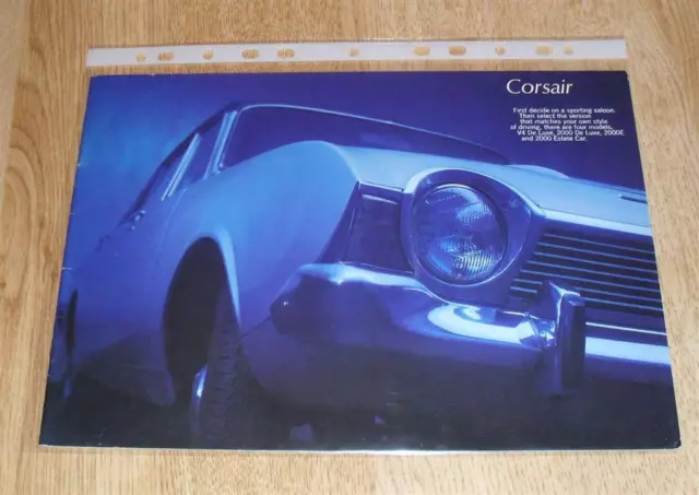 Ford Corsair Brochure 1967 V4 De Luxe 2000 Estate 2000E