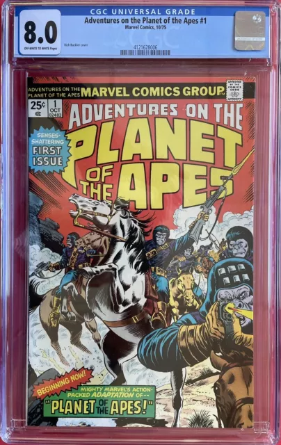 Adventures On The Planet of the Apes #1 CGC 8.0 Marvel Comics (1975)