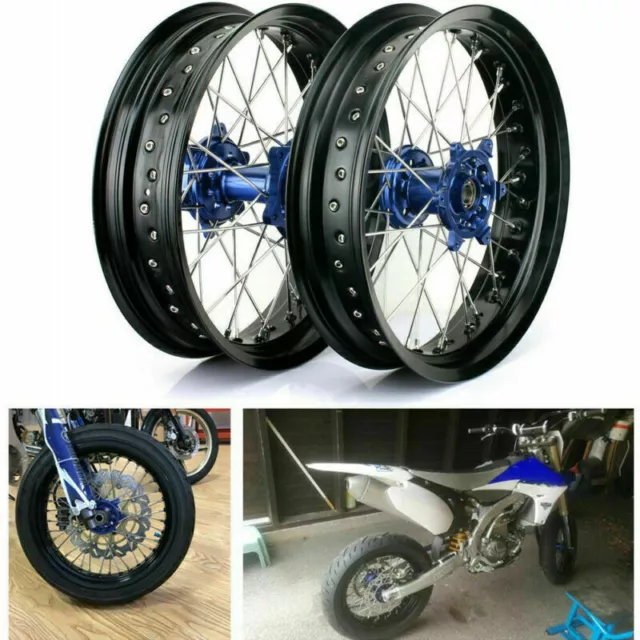 17" Supermoto Roues Jantes pour Yamaha YZ250F YZ450F YZ 250 450 F 2014-2024 2023