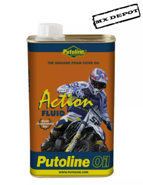 Putoline Action Fluid Motocross Foam Air Filter Oil Yamaha Yzf250 Yzf450