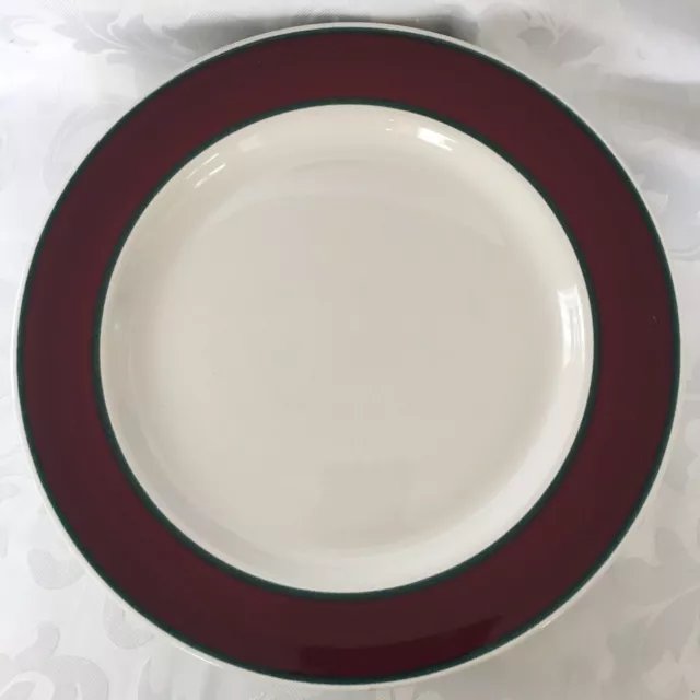 Fusions Raspberry & Evergreen Dinner Plates By Nancy Calhoun