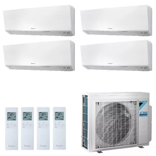 Condizionatore Daikin Quadri FTXM/R Perfera R-32 9+9+9+12 BTU 4MXM68M WiFi