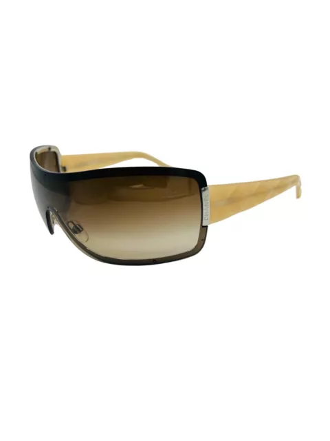 CHANEL RIMLESS SUNGLASSES Wrap Shield 4066-B Oval Y2K 90s Made In Italy +  Case £199.95 - PicClick UK