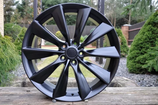 Tesla Model S Turbine Style 5x120 4 x 21 inch alloy wheels 8,5J+9J R21 Felgen