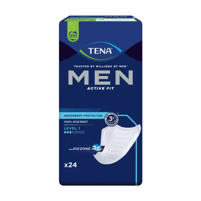 TENA MEN Active Fit Level 1 Inkontinenzeinlagen für Männer (24 Stück)