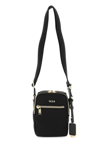 NEW Tumi 'persia' crossbody bag 0196614DGLD 146579 BLACK GOLD AUTHENTIC NWT