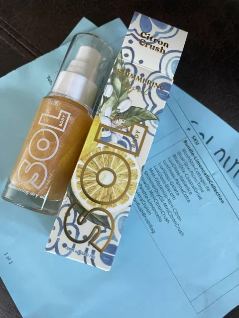 Aceite seco brillante ColourPop CITRON CRUSH TAMAÑO COMPLETO 0,88 fl oz nuevo en caja