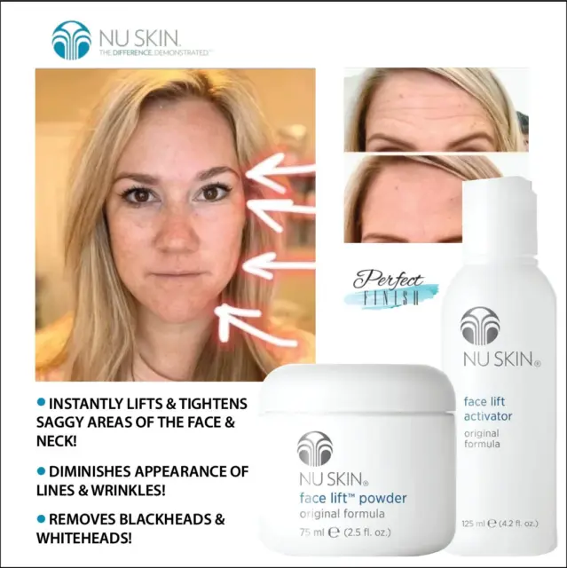 Nu Skin Nuskin Face Lift with Activator Powder (Original Formula) SET KIT
