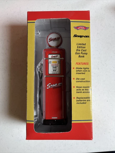 Snap On Limited Edition Die Cast Gas Pump Bank NOS