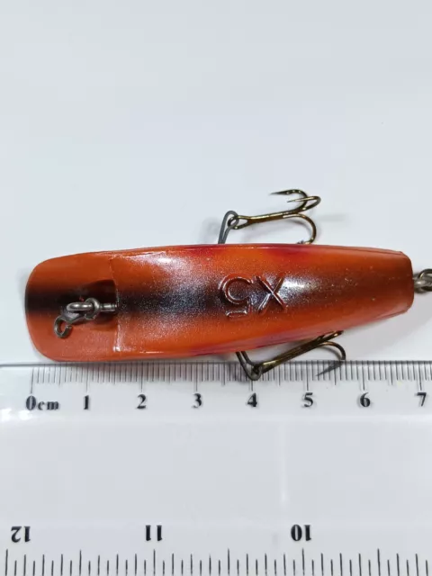 HELIN'S FLATFISH fishing Lure X5 model, Orange Pearl. rare, Bass, Trout lure 2