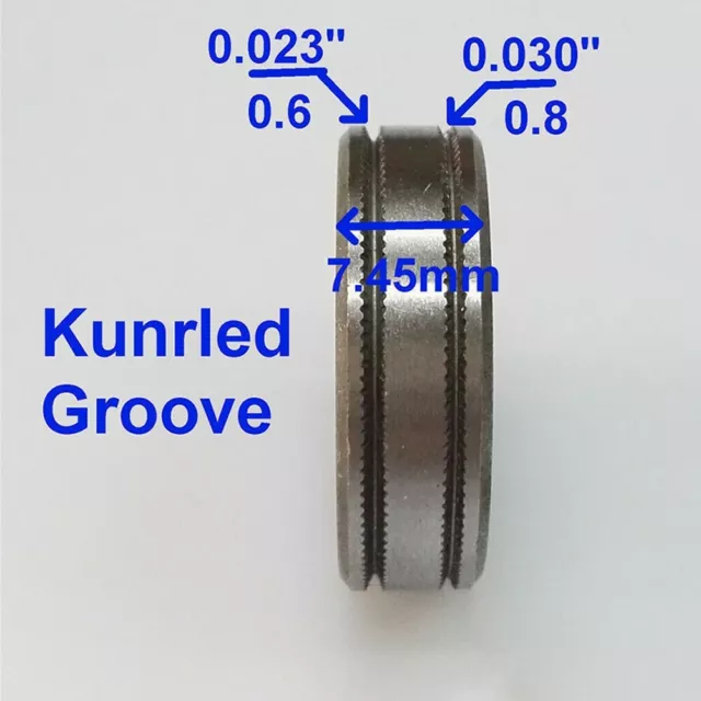 Replacement Mig Welder Wire Feeder Roller Assembly 0 6 0 8 Kunrle Groove