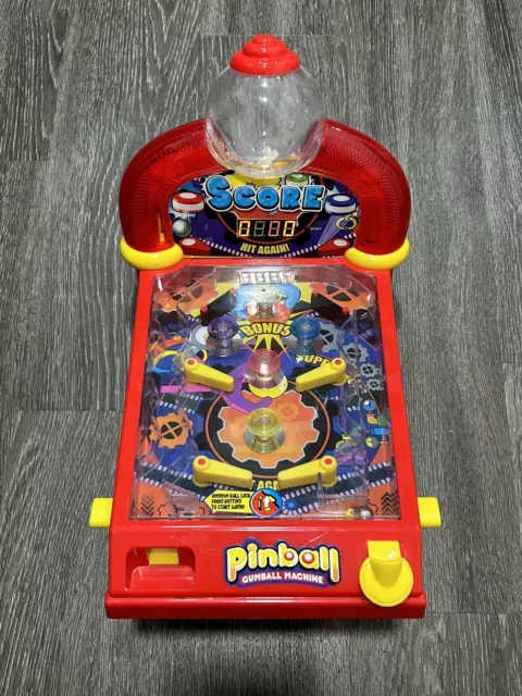 Dubble Bubble Arcade Pinball Machine and Bubble Gum Dispenser DB100P
