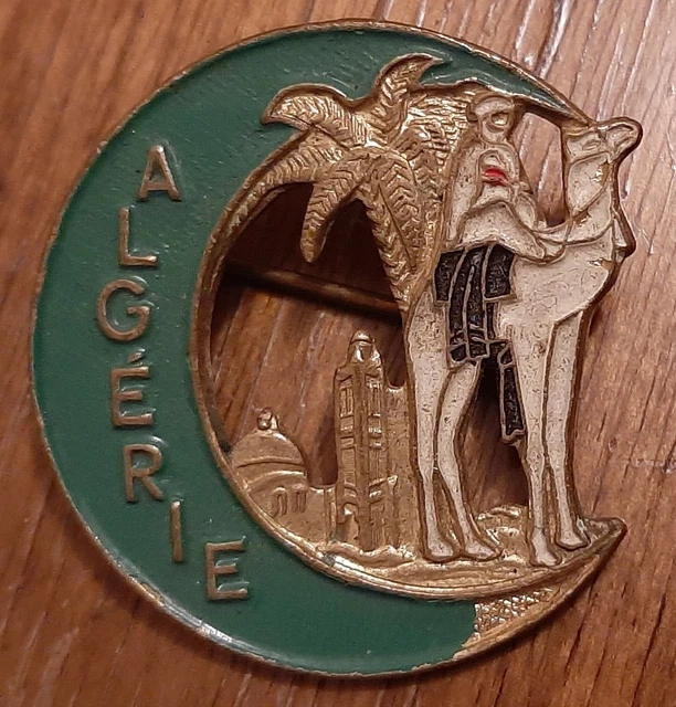 Insigne Sahara Service Santé Algérie AFN Terre - Original DRAGO - Sans Attache