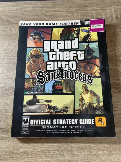 GRAND THEFT AUTO San Andreas Official Strategy Guide Book Signature ...