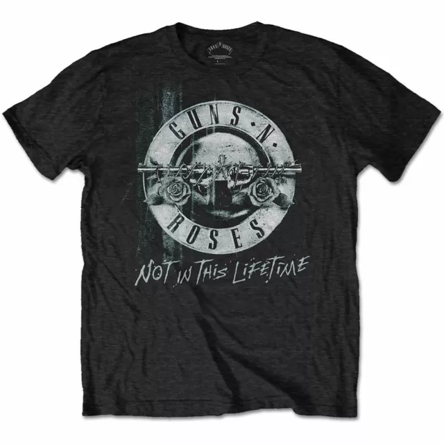 Official Guns N Roses T Shirt Not In This Lifetime Tour Xerox Black Classic Rock