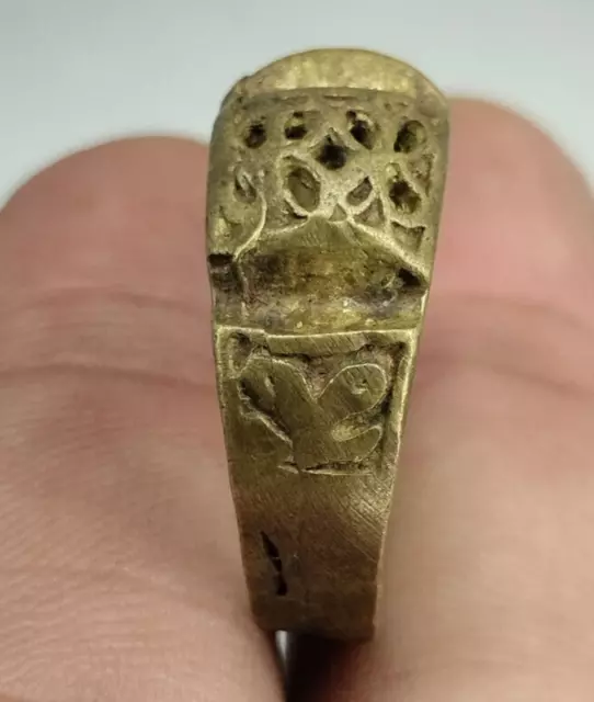 A Genuine Ancient Bronze Ring Antique Viking Ring Amazing Artifact Authentic Old