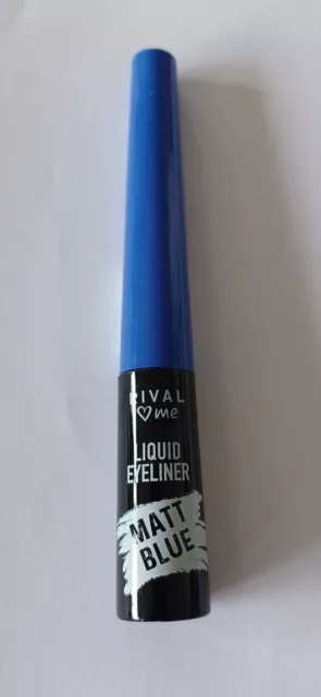 RIVAL ❤️ ME LIQUID EYELINER MATT BLUE. 05 Blue 👀