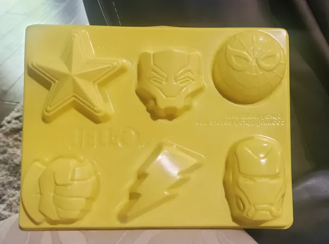 MARVEL COMICS Jello Jiggler Plastic Mold Jello Shots Ice Candy Spider Iron Man++