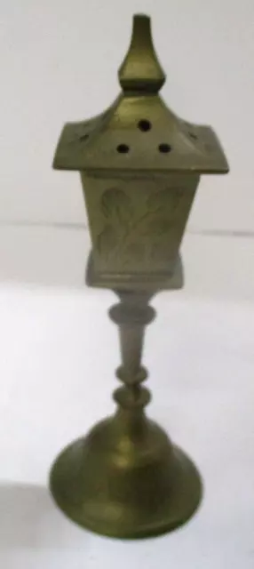 Vintage Brass  Lamp Post Incense Holder