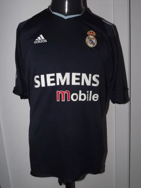 2003-04 Real Madrid Away Adidas (L) Shirt Jersey Camiseta Trikot Maglia Maillot