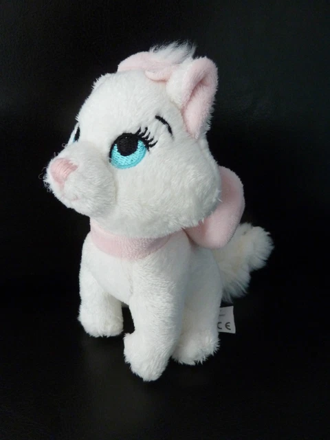 066. Doudou Peluche Disney Marie Le Chat Des Aristochats Rose Blanc 14C Neuf*