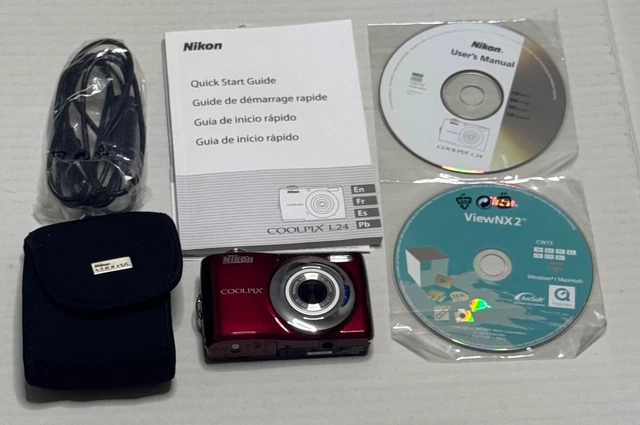 14 Megapixel Coolpix L24 Nikon Coolpix L24 (Black) 14-megapixel