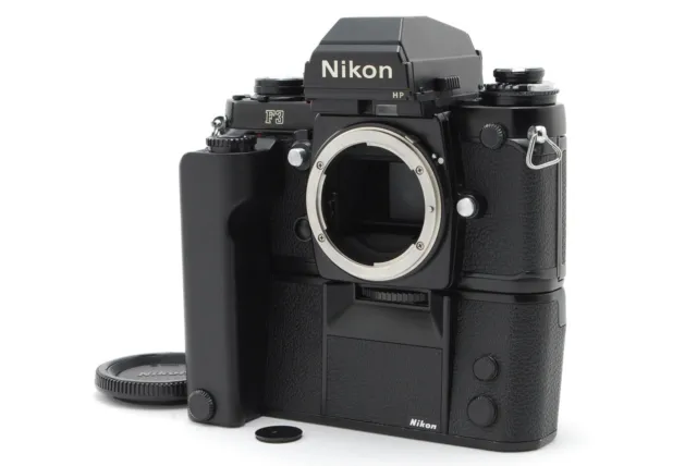 【MINT-】Nikon F3 HP 35mm Film Camera Body MD-4 Motor Drive From JAPAN