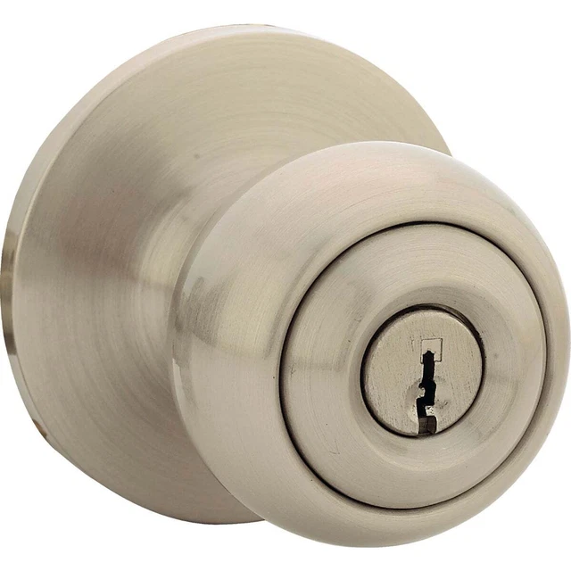 Steel Pro Brushed Nickel Entry Door Knob TWX200B Pack of 24 Steel Pro 6872BN-ET
