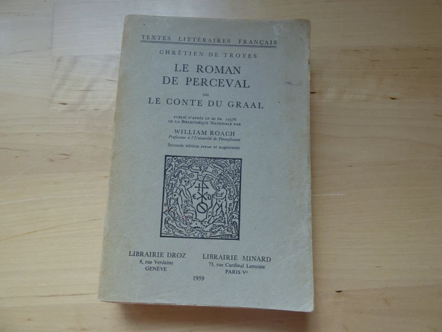 LE ROMAN DE Perceval ou le conte du Graal EUR 4,00 - PicClick FR