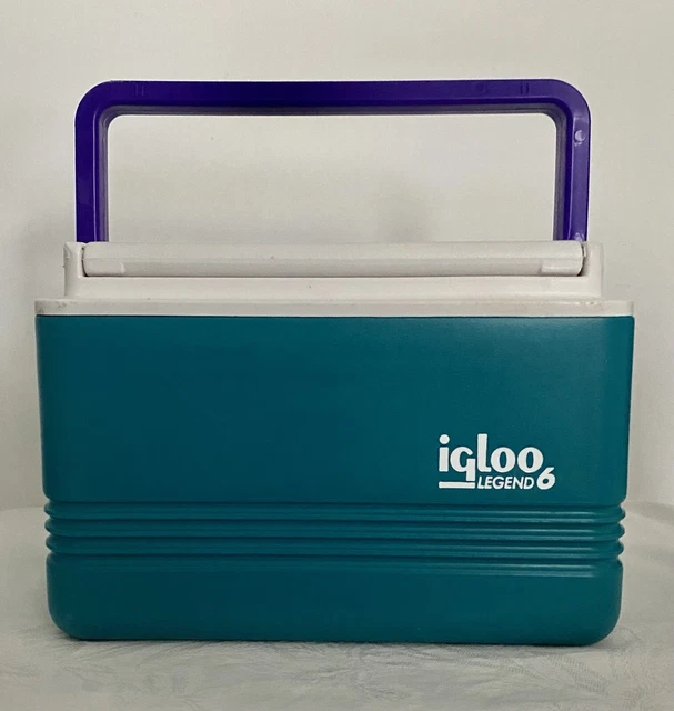 VINTAGE IGLOO LEGEND 6 Cooler Ice Chest Flip Top Lunch Beach Camp