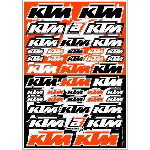 Blackbird Decal Universal Ktm Logo Sticker Sheet