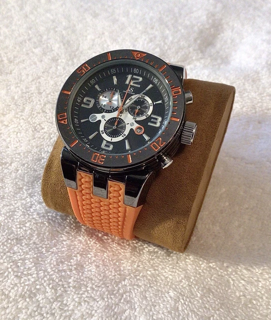 Quadrante aftermarket per Rolex Datejust arancione 36 mm scatto rapido