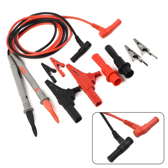 Kit De Fil De Test De Sonde 1000 Pinces Crocodiles Pour Câble Multimètre À Pince