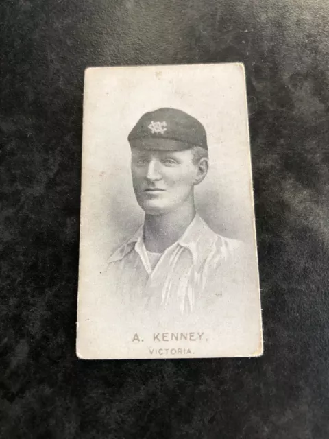 B.a.t Prominent Australian English Cricketers Cigarette Card A Kenney Victoria