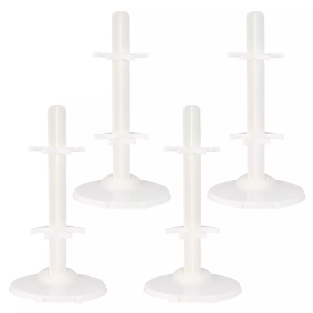 4 Pcs Dolls White Support Model Stands for Display Universal