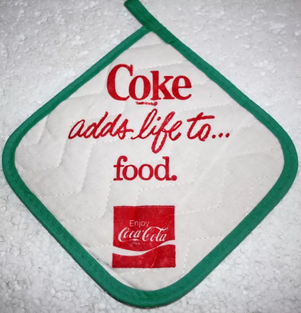 Vintage Coca-Cola Coke Topflappen 1970er Jahre USA