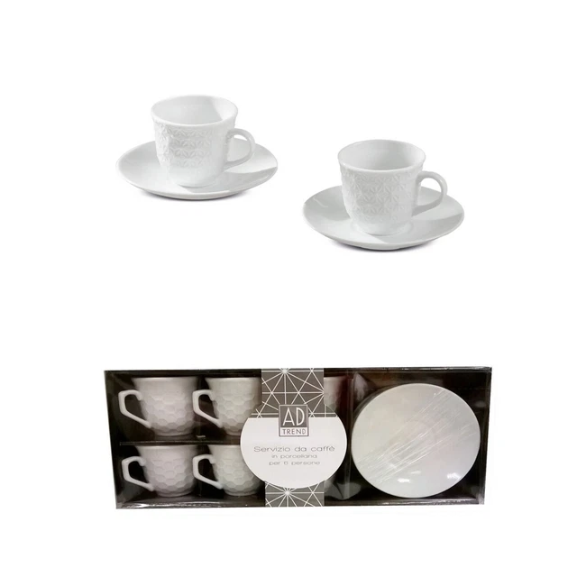 Alessi AGV29/79 all-Time Sottotazza da tè in Bone China, Set da 4