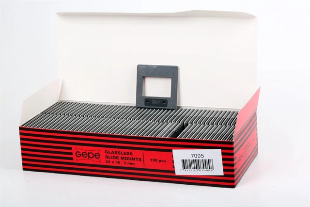 Gepe Glassless Slide Mounts 24x36 3mm 100 Stück OVP