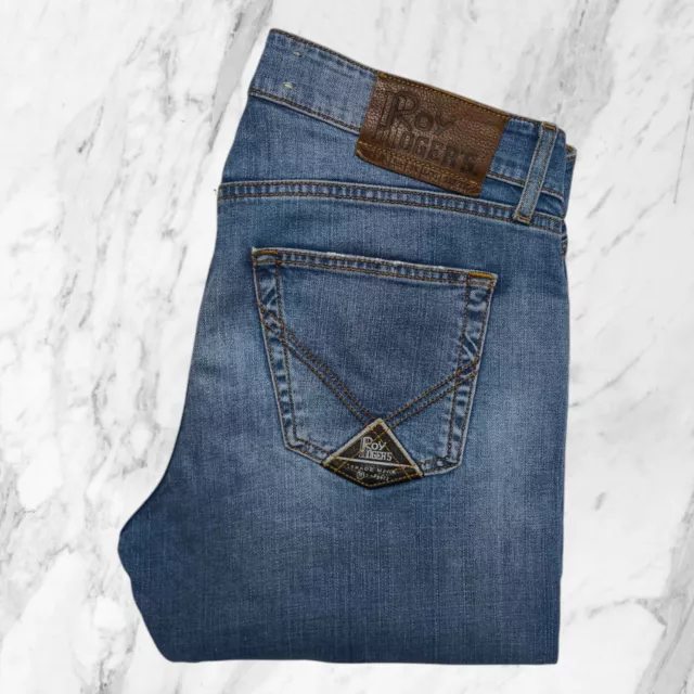 ROY ROGERS JEANS Uomo Blu Scuri 517 Elasticizzati Taglia 31 45 Tra 44 e 46 ITA EUR 54 90 PicClick IT